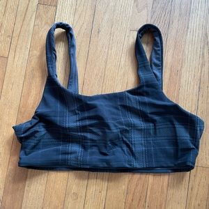 Alo plaid print sports bra